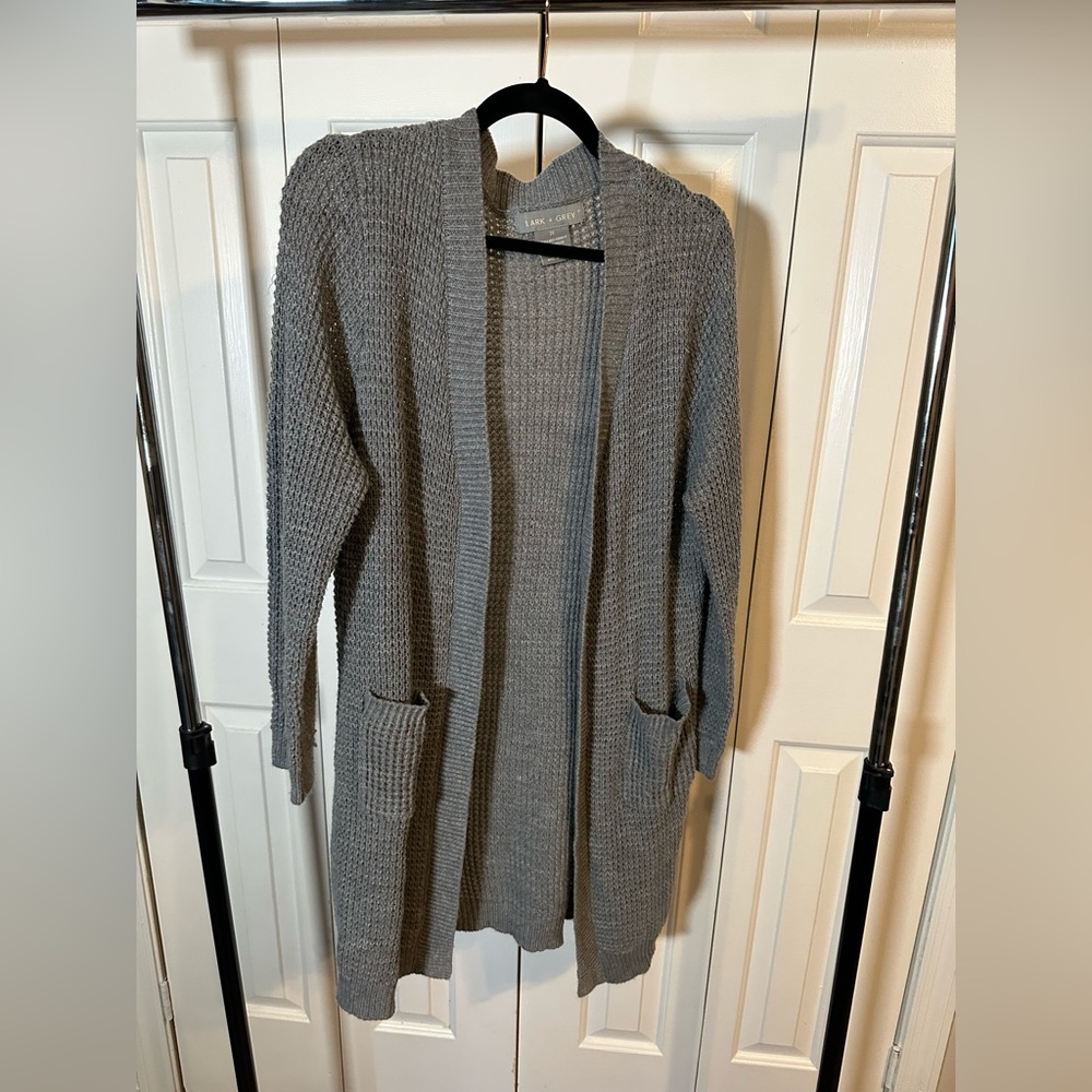 Lark + Grey long cardigan sweater